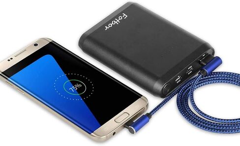 كابل Micro USB، 3 كابلات USB بطول 10 أقدام، شاحن Android، كابل USB إلى Micro USB، شاحن Android سريع الشحن، شاحن هاتف Android، كابل شحن Android، سلك شاحن Android (أزرق) in Kuwait