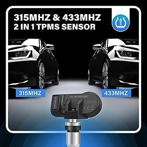 إطلاق مستشعر نظام مراقبة ضغط الإطارات 315 ميجا هرتز و433 ميجا هرتز مراقبة وحدة TPMS في الوقت الحقيقي المبرمجة، معدات جنرال موتورز الأصلية، مستشعر TPMS RF 4 قطع لفورد وبويك وجي إم سي والمزيد من الاستبدالات in Saudi Arabia