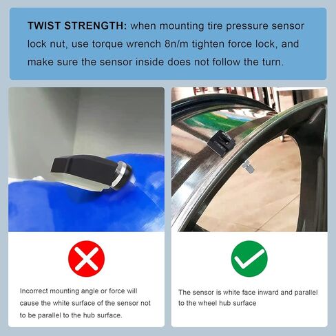 أجهزة استشعار ضغط الإطارات TPMS المبرمجة مسبقًا 433 ميجا هرتز بديل لجهاز BMW Mini Rolls-Royce 36236798726 مجموعة من 4 in Kuwait