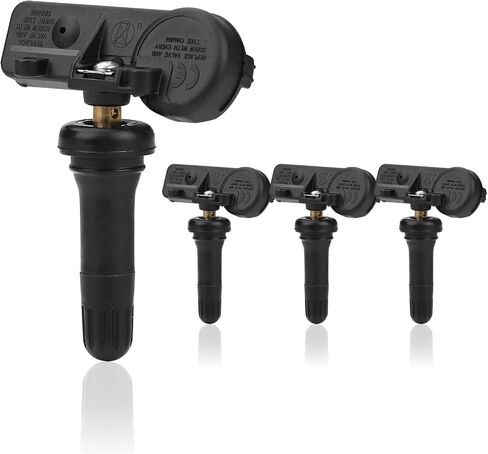 4 Pack Tire Pressure Sensor 68293199AB TPMS Sensor 433MHZ Tire Pressure Monitoring System Sensor Compatible with RAM 1500 2019-2020 in Saudi Arabia