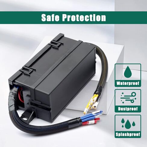 Relay and Fuse Box 12V Automotive Pre Wired with 11 Slots ATC ATO Blade Fuses and 6 pcs 4Pin 40A Relay Panel, Waterproof Fuse Relay Block for Automotive in Saudi Arabia