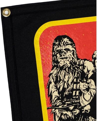 Star Wars™: علم معسكر Oxford Pennant Star Wars Characters Camp - مناسب أيضًا كنسيج حرب النجوم - قم بترقية ديكور جدار حرب النجوم الخاص بك بنسيج حرب النجوم الفريد in Kuwait
