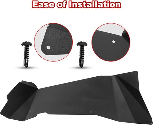 بطانات الرفارف الداخلية الخلفية من NIXON OFFROAD، بطانات العجلات الفولاذية تناسب 2007 2008 2009 2010 2011 2012 2013 2014 2015 2016 2017 2018 Jeep Wrangler JK/JKU 2 أبواب و4 أبواب، واقي من الرذاذ 2 قطعة (خلفي) in Kuwait