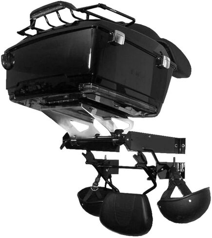 H-D Harley Davidson سريع الإصدار Sissy Bars Tour pak منظم أرفف تخزين ملحقات صندوق السيارة متوافق مع Harley Touring Road King Electra Street Glide in Kuwait