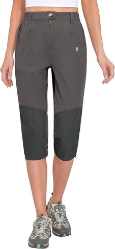 Little Donkey Andy Women's Quick Dry Capri 3/4 Hiking Lightweight Stretch Water-Resistant Pants Golf Casual in Saudi Arabia