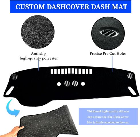 غطاء داش مناسب لكيا سورينتو 2021 2022 غطاء لوحة القيادة داش كوفر داش حصيرة حامي السجاد وسادة الملحقات in Kuwait