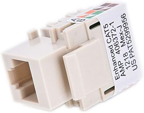 RJ45 Cat5e 110 Punch Down Keystone Network Ethernet Jack Port in Saudi Arabia