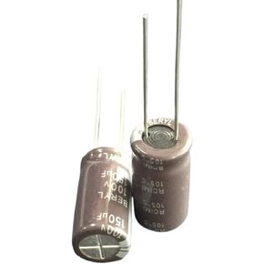 5pcs/50pcs 150uF 100V RC 10x20mm 100V150uF Capacitor(5pcs)