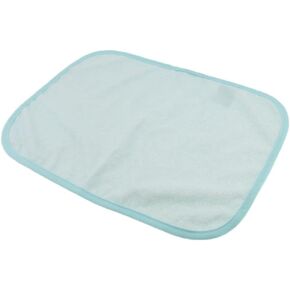 misppro Kids Small Waterproof Washable Incontinence Bed Pad 12x16 Inch Blue Reusable Absorbent Mattress Protector for Bedwetting