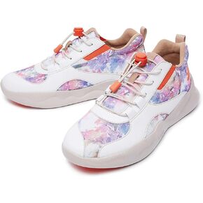 UIN Women's Fashion Sneakers Lightweight Walking Casual Comfortable Art Painted Athletic Travel Shoes Mijas