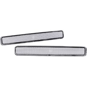 Increase Safety Awareness with Rear Bumper Reflector 7E0945106 - Left Right Tail Bumper Reflective Cover for Vehicles (Clear)