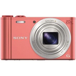 Sony WX350 18 ميجابكسل الكاميرا الرقمية (وردي)
