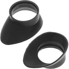 Ergonomic Rubber Eye Cups for Microscopes 2pcs Replacement Eyepiece Shields for Comfortable Observation