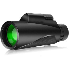 12x50 High Power Waterproof Monocular Telescope with Multi-Coated Lens, Single-Hand Focus for Bird Watching & Outdoor Use