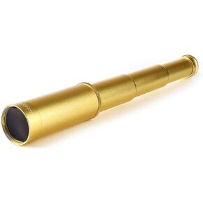 25x36 High Power Brass Monocular Telescope – Compact HD with BAK4 Prism & Smartphone Adapter for Bird Watching, Hiking, Travel