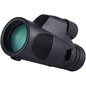 10x42 High Power Monocular Telescope with BAK4 Prism, Waterproof, Multi-Coated Lens, Smartphone Adapter & Tripod for Bird Watching and Sightseeing