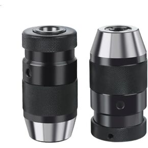 1pc B10 B12 B16 B18 B22 Chuck Collet Self Tighten Keyless Drill Chuck for Drilling Machine Taper Drill Chuck for Power(B12 (1-10MM))