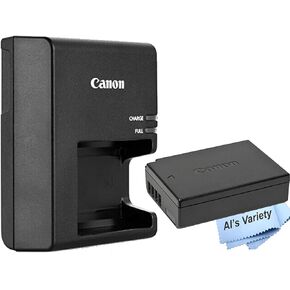Canon LC-E10 Battery Charger & LP-E10 Lithium-Ion Battery Bundle for EOS Cameras Including Rebel T100, T3, T7, T6, T5, 4000D, 1200D, 2000D, 1500D Cameras