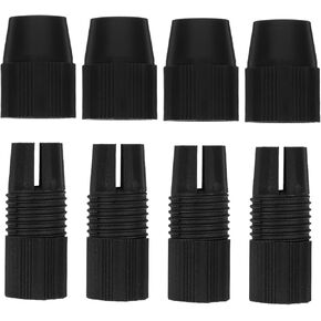 Luxshiny 4PCS Adjustable Telescopic Rod Connector Round Tube Adapter for Canopy Support Compatible with Various Outdoor Equipment for Camping and Photography
