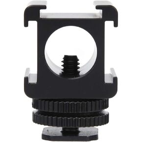 AQXreight Metal Camera Adapter Hot Shoe Mount For Microphone LED Video Light Light Mount Hot Mount