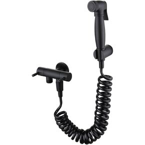 HandheldToilet Sprayer Dual Handle BathroomSprayer Set with Single Cold Water Wall Mounted Baby Cloth Diaper Sprayer