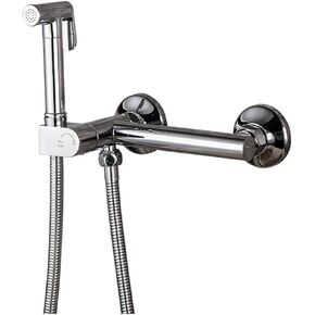 Adjustable Water Flow Cloth Diaper Sprayer for Toilet Portable Single HandleSprayer Toilet Kit with Hot and Cold Water