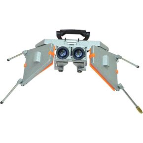 Professional Map Reader Stereoscope, 2X Magnification, Dual Function with LED Light and Adjustable Eyepieces