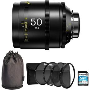 Dzofilm Arles 50mm T1.4 FF/VV Prime Cine Lens (ARRI PL) مع حزمة الملحقات
