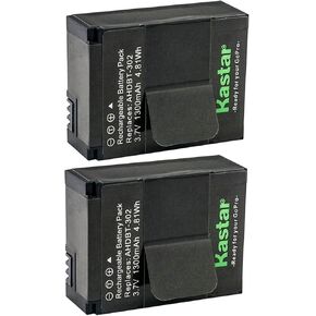 Kastar 2-Pack Battery Replacement for Suptig Diving Light High Power Dimmable Waterproof LED Video Light, Suptig XShot Dimmable Waterproof (45m) LED Video Light