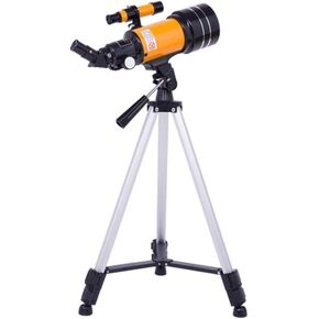 الفلك الفلكي الفلكي عالي القوة فتحة 70 ملم وطول بؤري 300 مم 150x MagnificationTeleScop