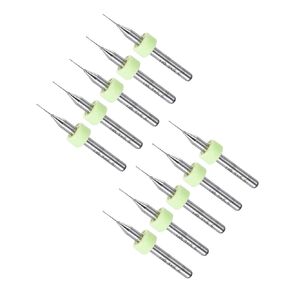 بتات حفر ثنائي الفينيل متعدد الكلور ، 1/8 "ساق 0.5 ملم ، حافة طليعة ، بتنغستن كربيد لوحة دائرة الحفر-(التطبيقات: لآلة حفر CNC) ، 2 قطعة (20 قطعة)