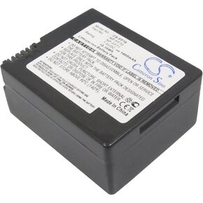 Replacement Battery for Sony DCR-IP5 DCR-TRV240 DCR-TRV140 DCR-TRV250 DCR-DVD300 NP-FF71S NP-FF71 NP-FF70 (1400mAh)