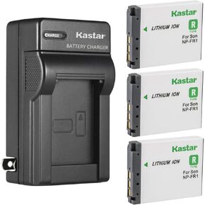 Kastar 1-Pack Battery & AC Wall Charger Replacement for Sony Cyber-Shot Cameras (DSC-P200/R, P200/S, T30, T30/B, T30S, T50)