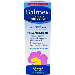 Balmex Zinc Oxide Diaper Rash Cream 2 oz (Pack of 4)