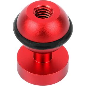 Mini Ball Head 1'' Ball Adapter with 1/4 3/8 Screw Hole for Action Camera Underwater Photography
