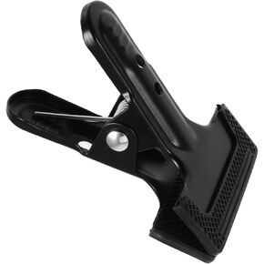 Angoily Shaped Metal Lamp Holder Clip Heavy Duty Spring Clamp for Photo Backdrops Durable and Robust Design Space Saving for Studio Lighting and Woodworking