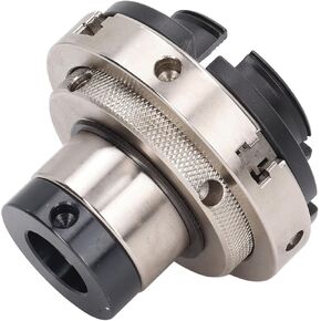 4in Lathe Chuck, Alloy Steel, 4 Jaw, 1in x 8 TPI, Suitable for Lathes, Grinders, Milling Machines, Woodworking Machinery
