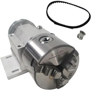 Micro Lathe Chuck Assembly Through Hole 18mm Suitable For K11-80 Chuck(One set with chuck)
