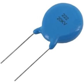 10pcs CT81 High Voltage Ceramic Capacitor 10KV 15KV 20KV 222M 2200PF(10pcs 15kv)