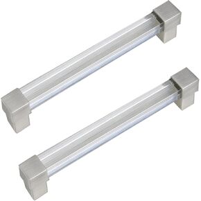 Cupboard Handles,Aluminum Alloy Kitchen Cabinet Door Handle,2 Packs Cupboard Handles Crystal pulls Drawer Knobs Zinc Alloy,Cabinet Pulls Transparent Acrylic Handle Kitchen Door Levers for Bathroom,Clo