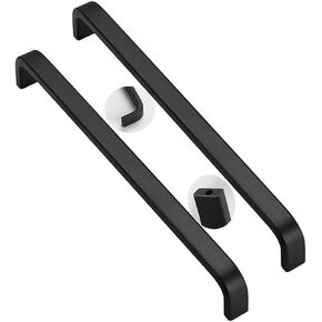 Cupboard Handles,Aluminum Alloy Kitchen Cabinet Door Handle,2 Packs Cabinet Pulls Aluminium Alloy Drawer Knobs Shoe Cabinet Cupboard Handles Modern Minimalist Kitchen Door Levers for Bathroom,Closet,W
