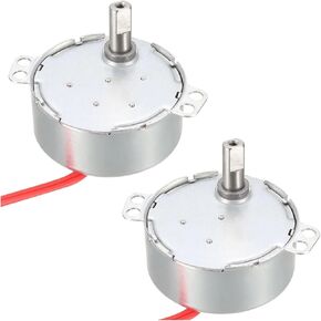 Synchronous Electronic Starter AC 12V 0.9-1.1/4-5/8-10/10-12/20-24/30-36RMP 50-60Hz 4W Double Flat Shaft CW/CCW Permanent Magnet(20-24RPM)