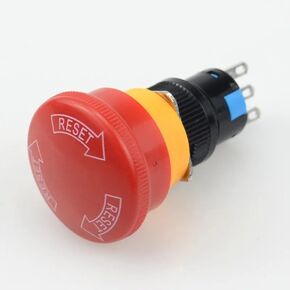 16 مم فطر الطوارئ وقف e-stop switch 3 دبابيس no+nc