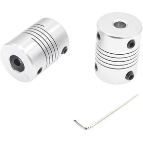 Outer Diameter 19 Length 25 Aluminum Alloy Electronic Starter Engraving Machine Winding Coupling Elastic Small Electronic Starter Screw Coupling(8-8)