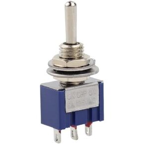 Miniature Toggle Switch Single Pole Double Throw ON-Off-ON/ON-ON 6mm Mounting MTS-102 103 202 203(MTS-203 ON-Off-ON)