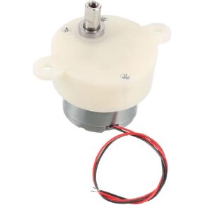 DC 6V 5RPM High Torque Rotary Speed Cylinder Shape Deceleration Reducing Electronic Starter 2-Wire Connecting Electronic Starter