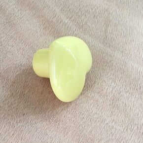 Children's Room Handle Wardrobe Handle Simple Cabinet Door Handle Acrylic Drawer Accessories Can Be Pasted With Ceramic Handles. - Cabinet Pulls - - (Color: Light Yellow)