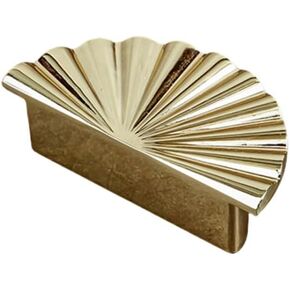 Cupboard Handles,Aluminum Alloy Kitchen Cabinet Door Handle,Canibet Handles Flower Pulls Gold Solid Door Knobs and Pulls Handle for Furniture Kitchen Cupboard Closet Drawer Home Decor,Brass(Brass Gold