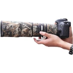 CHASING BIRDS Camouflage Waterproof Lens Coat for Canon EF 400mm F5.6 L USM Rainproof Lens Protective Cover (Green Leaf Camouflage)