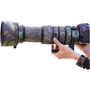 CHASING BIRDS Camouflage Waterproof Lens Coat for Sigma 60-600mm F4.5-6.3 DG OS HSM Rainproof Lens Protective Cover (Green Leaf Camouflage)